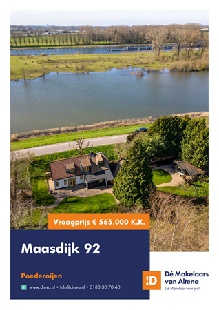 Brochure preview - Brochure Maasdijk 92 Poederoijen.pdf