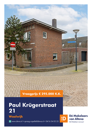 Brochure preview - Paul Krügerstraat 21, 5144 RK WAALWIJK (1)