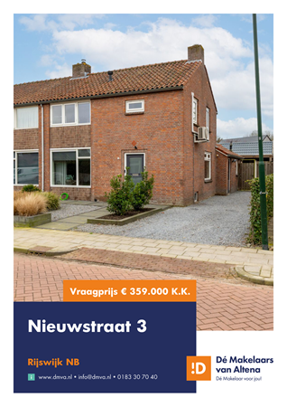 Brochure preview - Brochure Nieuwstraat 3 Rijswijk NB.pdf