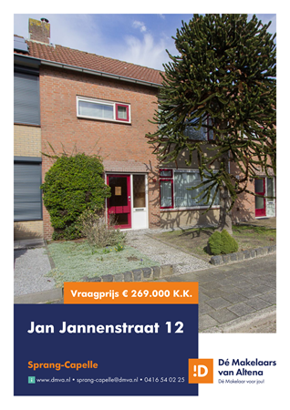 Brochure preview - Jan Jannenstraat 12, 5161 TG SPRANG-CAPELLE (1)