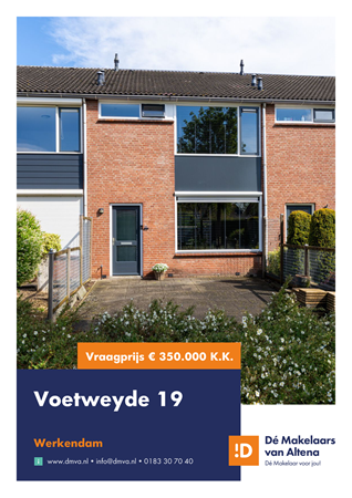 Brochure preview - Brochure Voetweyde 19 Werkendam.pdf