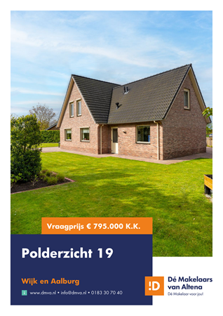 Brochure preview - Brochure Polderzicht 19 Wijk en Aalburg.pdf