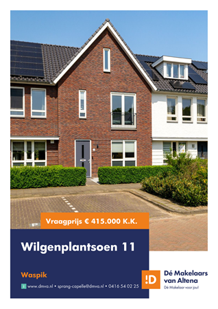 Brochure preview - Wilgenplantsoen 11, 5165 BL WASPIK (1)