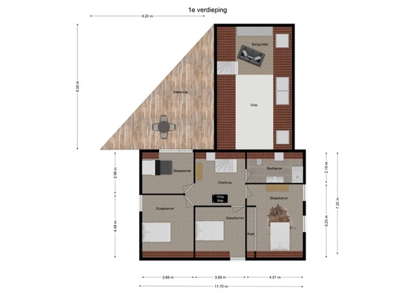 De Akker 49, 5251 CA Vlijmen - 2 - Plattegrond EV.jpg