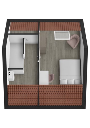 Willem van Oranjestraat 4, 5307 HT Poederoijen - Plattegrond 3D Willem van Oranjestraat 4 Poederoijen Zolder.jpg