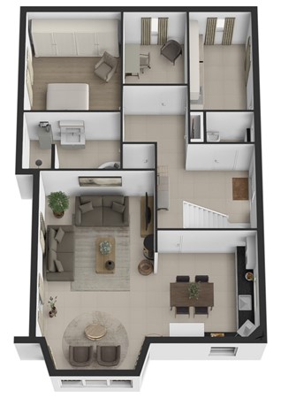 Handelstraat 3, 4283 JK Giessen - Plattegrond 3D Handelstraat 3 Giessen Begane grond.jpg