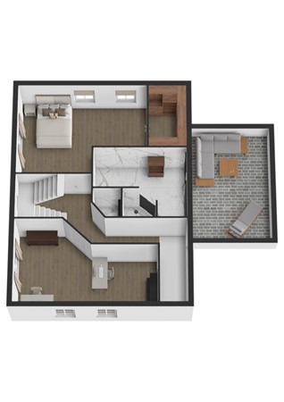 Ds. Talmalaan 5, 4281 KP Andel - Plattegrond 3D Ds. Talmalaan 5 Andel Verdieping.jpg