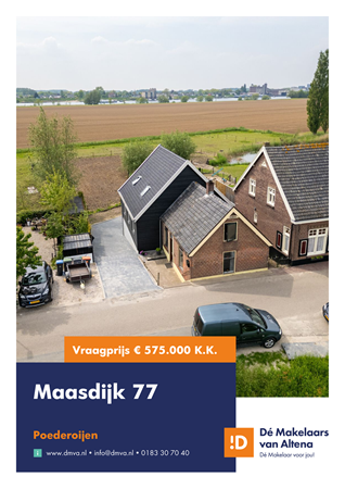 Brochure preview - Brochure Maasdijk 77 Poederoijen.pdf