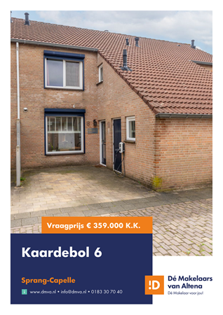 Brochure preview - Kaardebol 6, 5161 WJ SPRANG-CAPELLE (1)