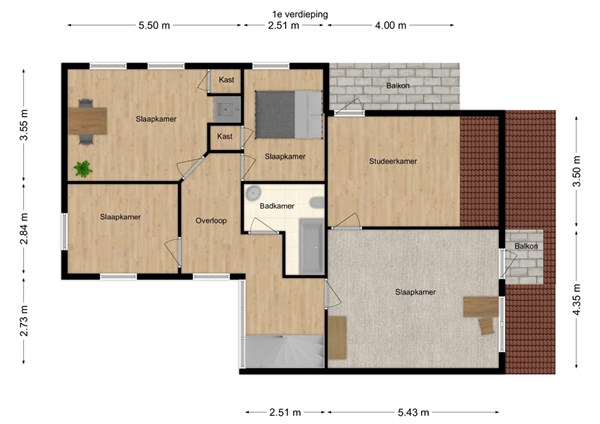 Jan Steenstraat 13, 5161 ET Sprang-Capelle - 2 - Plattegrond EV.jpg