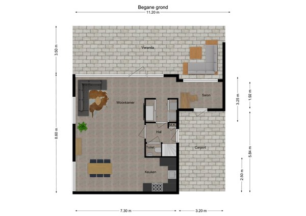 Vier Heultjes 52, 5161 PW Sprang-Capelle - 1 - Plattegrond BG.jpg