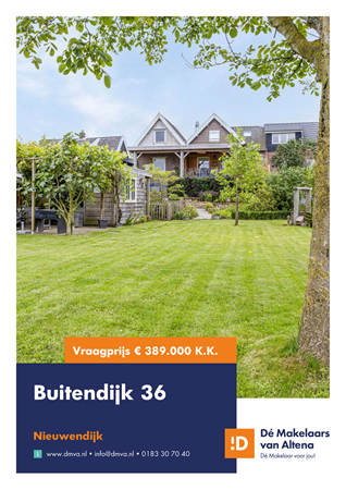 Brochure preview - Brochure Buitendijk 36 Nieuwendijk.pdf