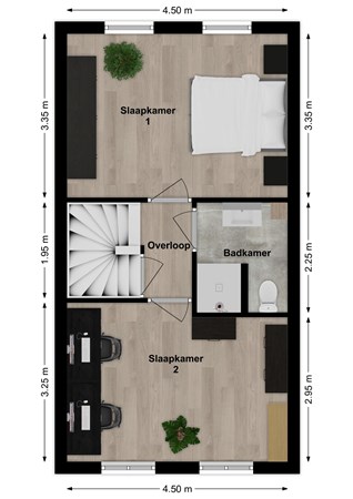 Dokter Esseveldlaan 7, 4281 PM Andel - Plattegrond Dokter Esseveldlaan 7 Andel Verdieping.jpg