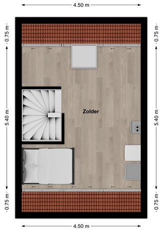 Dokter Esseveldlaan 7, 4281 PM Andel - Plattegrond Dokter Esseveldlaan 7 Andel Zolder.jpg