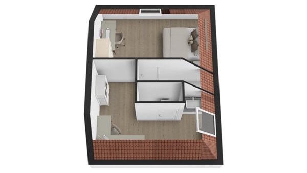 Koekoek 27, 4284 XH Rijswijk (Nb) - Plattegrond 3d Koekoek 27 RijswijK NB zolder.jpg