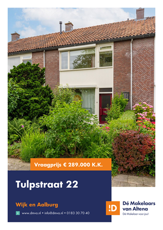 Brochure preview - Brochure Tulpstraat 22 Wijk en Aalburg.pdf