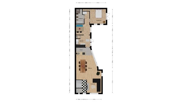 Dorpsstraat 16, 5157 NG Doeveren - plattegrond begane grond.jpg