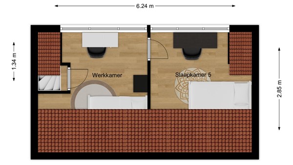 Dorpsstraat 16, 5157 NG Doeveren - PLattegrond zolder.jpg