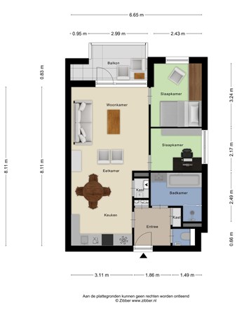 Lingeweg 23, 4191 BN Geldermalsen - Plattegrond begane grond.jpg