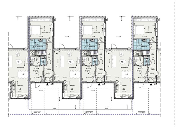 De Burcht Bouwnummer 3, 4251 BL Werkendam - Plattegrond Begane grond bnr. 3 en 4.jpg