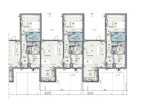 De Burcht Bouwnummer 11, 4251 BL Werkendam - Plattegrond Begane grond bnr. 11 en 12.jpg