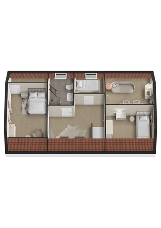 Schoolstraat 6, 4283 GC Giessen - Plattegrond 3D Schoolstraat 6 Giessen Verdieping.jpg