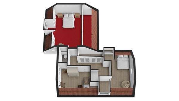 Hoekeinde 46, 4254 LN Sleeuwijk - Plattegrond 3d verdieping.jpg