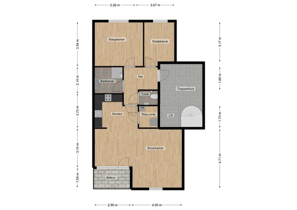 Amerikastraat 55, 5171 PL Kaatsheuvel - 7 - Plattegrond.jpg