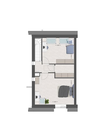 Spits Bouwnummer 304, 4251 RA Werkendam - Plattegrond Type N Verdieping.jpg