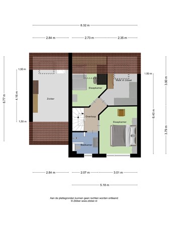 Prins Willem van Oranjestraat 49, 4254 DB Sleeuwijk - Plattegrond Prins Willem van Oranjestraat 49 Sleeuwijk Verdieping.jpg