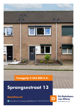 Brochure preview - Sprangsestraat 13, 5171 DX KAATSHEUVEL (1)