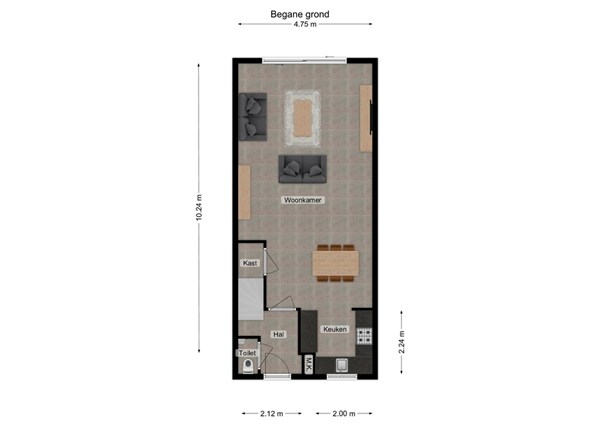 Sprangsestraat 13, 5171 DX Kaatsheuvel - 1 - Plattegrond BG.jpg