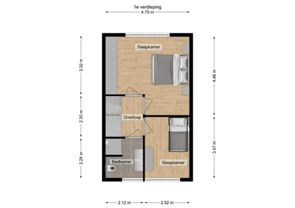 Sprangsestraat 13, 5171 DX Kaatsheuvel - 2 - Plattegrond EV.jpg