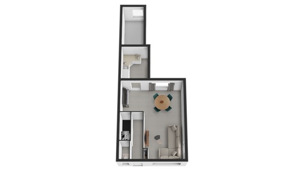 de Borchgravestraat 25, 4286 BL Almkerk - plattegrond 3d begane grond.jpg