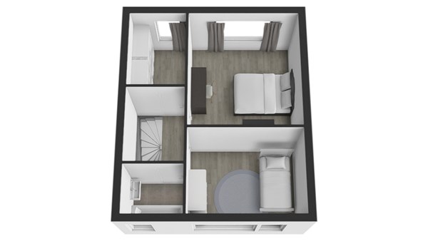 de Borchgravestraat 25, 4286 BL Almkerk - Plattegrond 3d verdieping.jpg