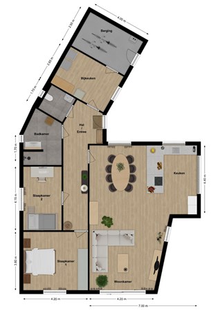 Oranjestraat 3, 5308 JW Aalst - Plattegrond Oranjestraat 3 Aalst.jpg