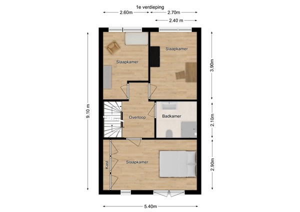 Wilgenplantsoen 11, 5165 BL Waspik - 2 - Plattegrond EV.jpg