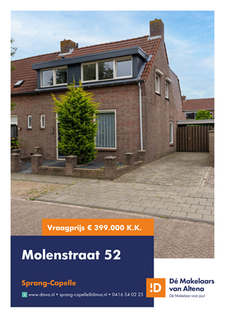 Brochure preview - Molenstraat 52, 5161 TM SPRANG-CAPELLE (1)