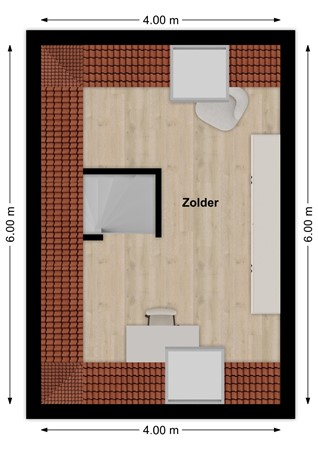 Lunet 8, 4285 WW Woudrichem - Plattegrond Lunet 8 Woudrichem Zolder.jpg