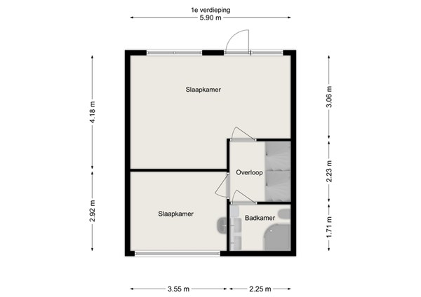 Hilsestraat 64, 5171 AE Kaatsheuvel - 2 - Plattegrond EV.jpg