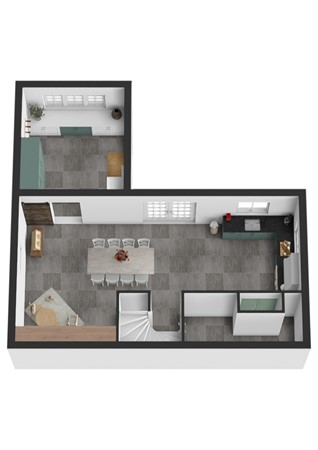 Dorpsstraat 20, 4271 AC Dussen - Plattegrond 3D Dorpsstraat 20 Dussen Souterrain.jpg