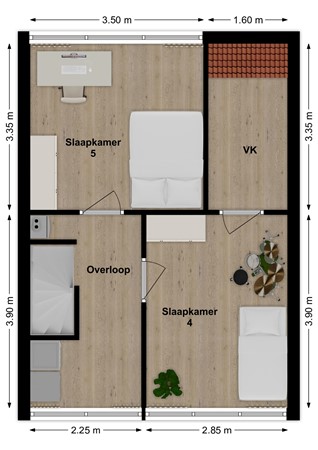 Torenmolen 30, 3352 VG Papendrecht - Plattegrond Torenmolen 30 Papendrecht Zolder.jpg