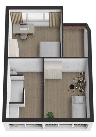 Torenmolen 30, 3352 VG Papendrecht - Plattegrond 3D Torenmolen 30 Papendrecht Zolder.jpg