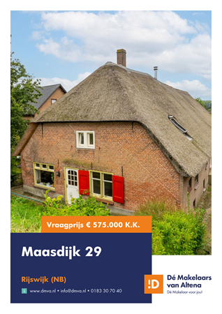 Brochure preview - Brochure Maasdijk 29 Rijswijk NB.pdf