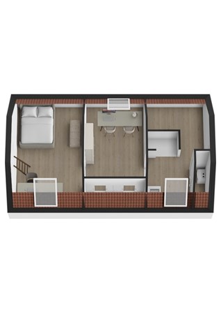 Julianastraat 1A, 4281 NR Andel - Plattegrond 3D Julianastraat 1a Andel Zolder.jpg