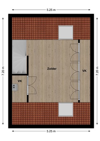 Korenschoof 27, 4283 HG Giessen - Plattegrond Korenschoof 27 Giessen Zolder.jpg