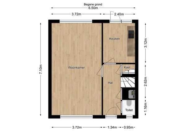 Van Raveschotstraat 16, 5161 AG Sprang-Capelle - 20 - Plattegrond BG.jpg