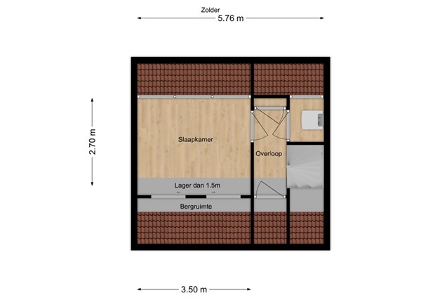 Diepenbrockstraat 14, 5171 BZ Kaatsheuvel - 3 - Plattegrond Z.jpg