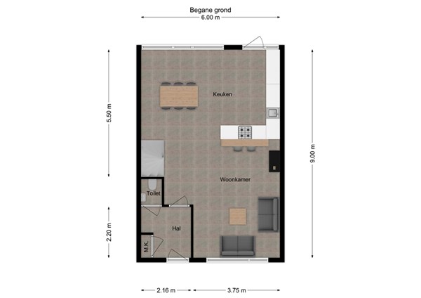 Leo Fallstraat 14, 5144 TJ Waalwijk - 1 - Plattegrond BG.jpg