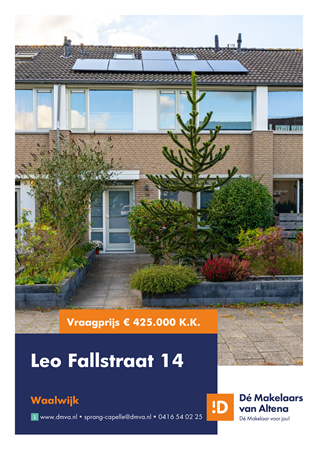 Brochure preview - Leo Fallstraat 14, 5144 TJ WAALWIJK (1)